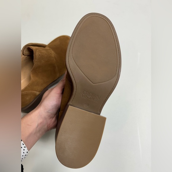 Crown Vintage Tan Suede Mules - Picture 4 of 6